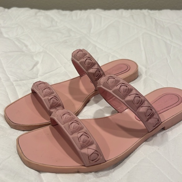STUART WEITZMAN Pink Rosita Slide Flatform Sandal - Picture 4 of 5